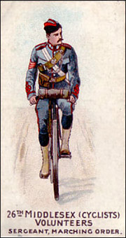 26th Middlesex - cigarette card