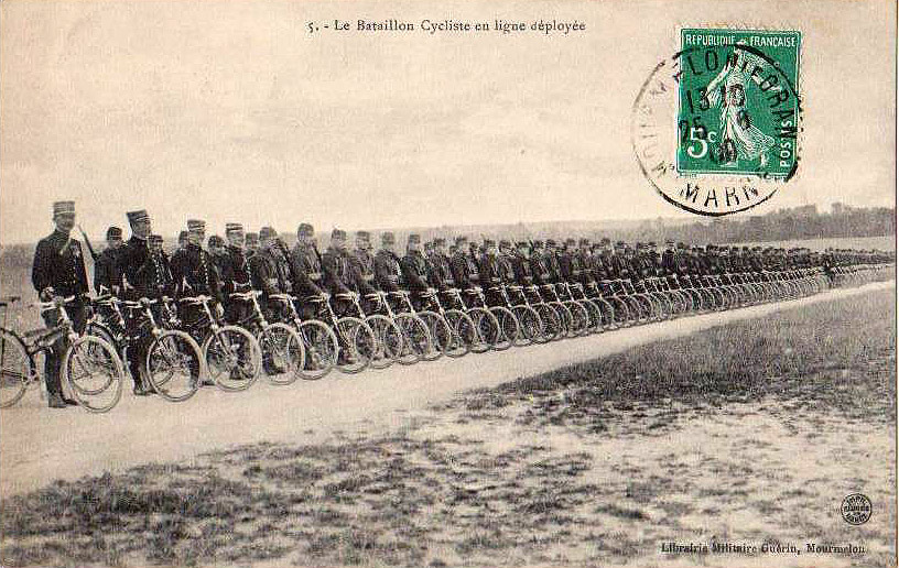 Armee France bataillon-cycliste military cyclists