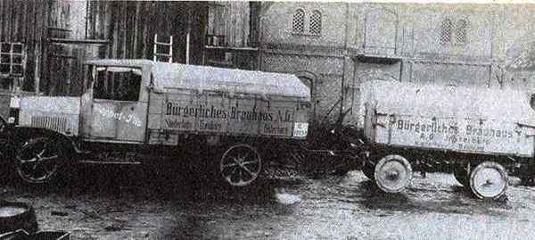 Brauerei_Lieferwagen Stadtbrauerei Insterburg