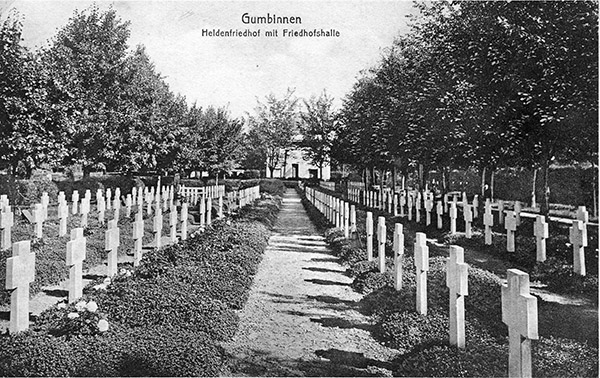 Heldenfriedhof in Gumbinnen