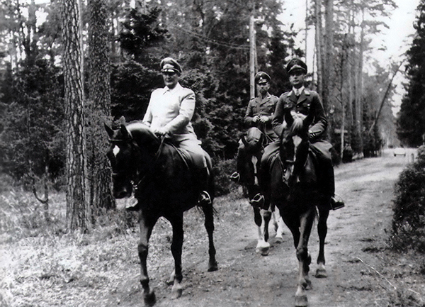 Herman Goering_Hans Jeschonnek_Lightning Commando in Wald at Goldap_July 1941