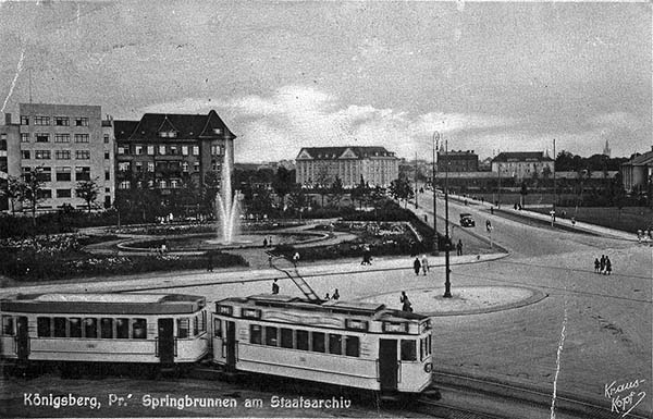 Koenigsberg State Archives with Stars Railway