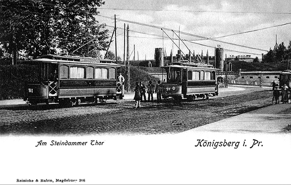 Koenigsberg Train Station At Steindammer Tor