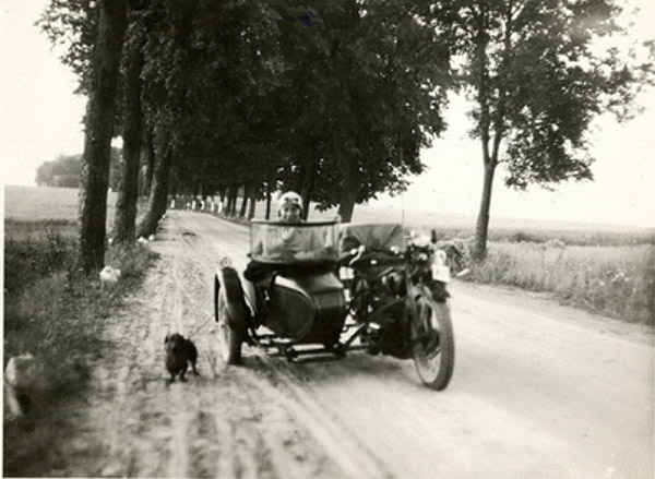 Straße Marienburg-Chaussee-Nach-Marienwerder und ihre Umgebung