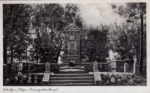 Pobetten monument to the fallen of the First World War