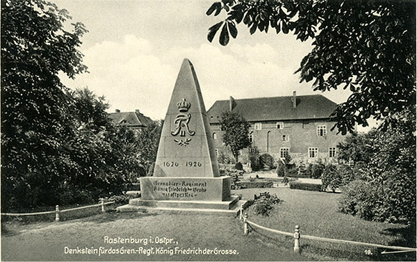 Rastenburg Castle Denkstein 1926