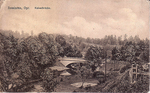 Rominten Kaiserbruecke 1915 bridges of the Romint forest