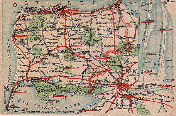 Samlandbahn_1941 Railways of the Samland Peninsula