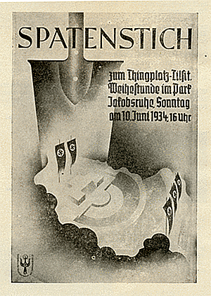 Spatenstich Thingplatz Tilsit 1934