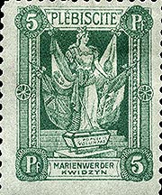 Stamp_Marienwerder_1920_5pf_second_version