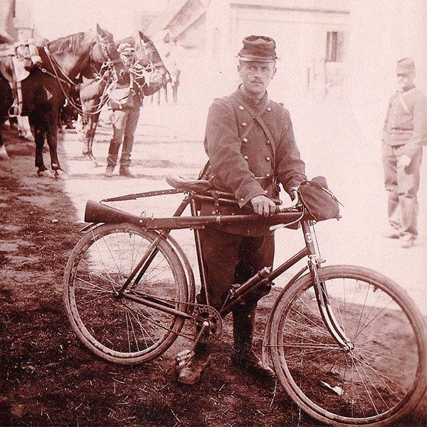 WWI Gladiator Bicycle French Soldier 1917