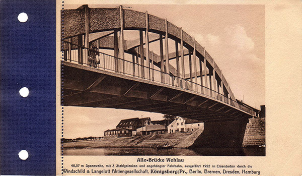 Wehlau Alle-Brücke Wehlau-Brücken