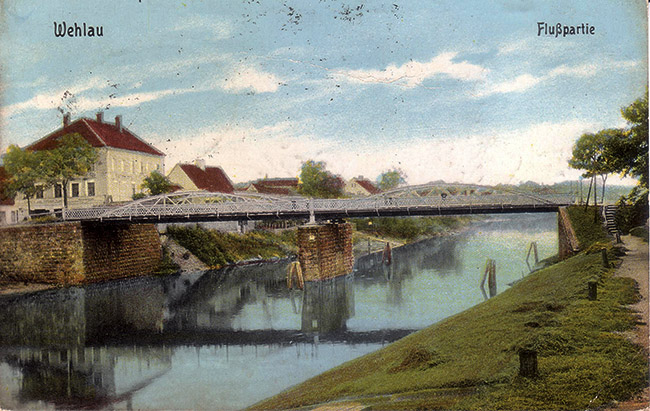 Wehlau Allebrücke 1922 Wehlauer Brücken