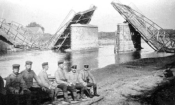 Russian troops in Wehlau. Weltkrieg wurde am 24 August 1914