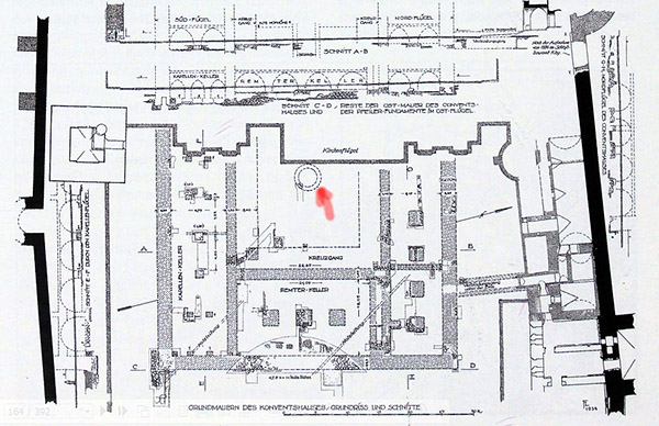 Wells in the castles of the German order