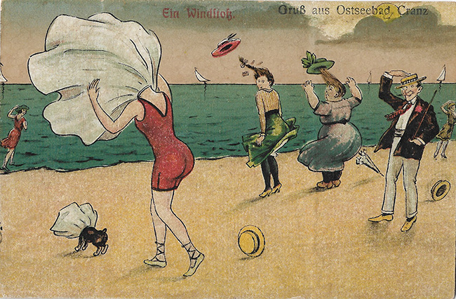 erotica and humor on old postcards