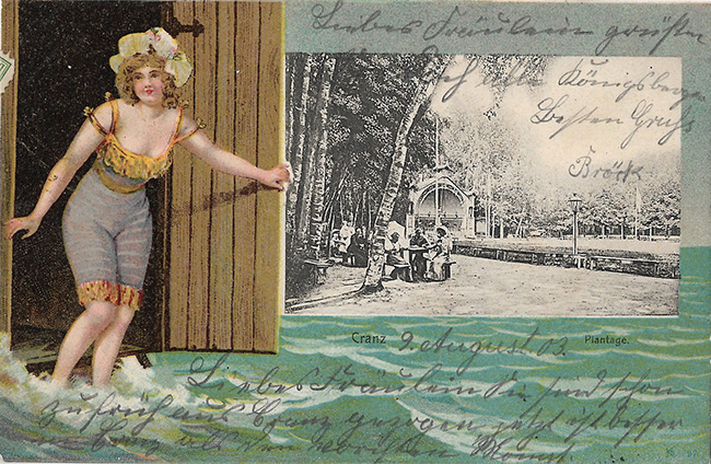 erotica and humor on old postcards