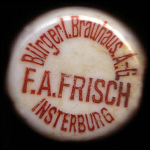 Buergerliches Brauhaus FA Frisch Insterburg Insterburg beer