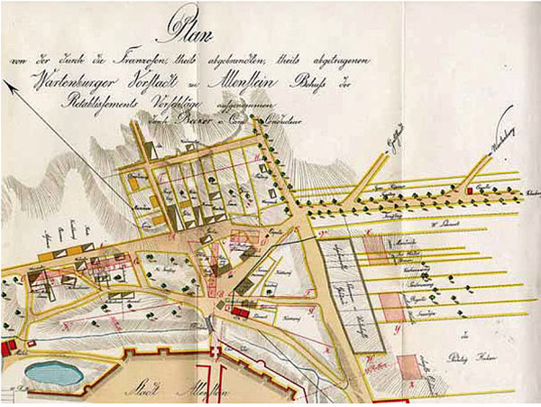 Allenstein City Plan