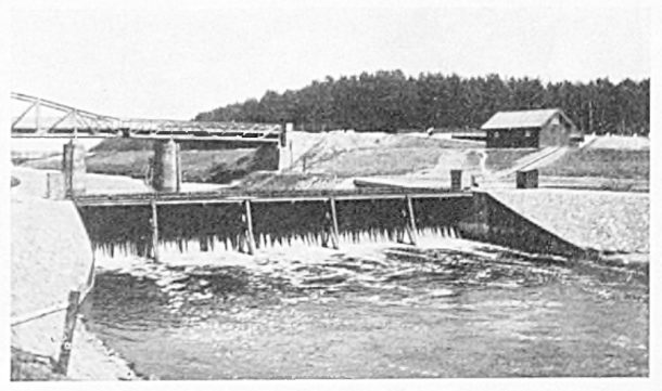 The Pregel and Alla hydroelectric power station system in East Prussia