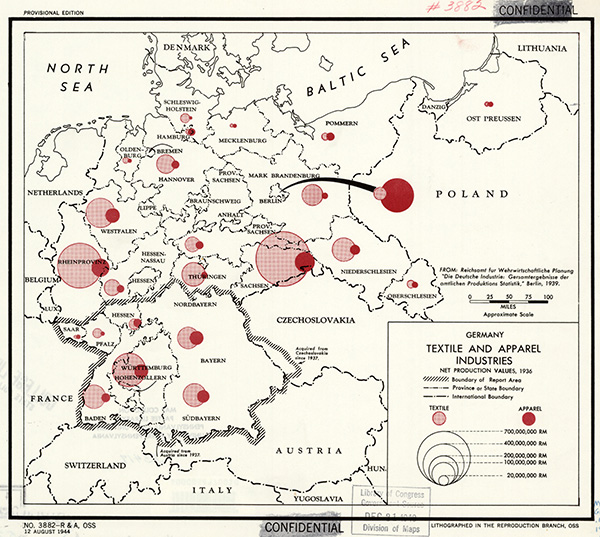 textile maps of the third reich