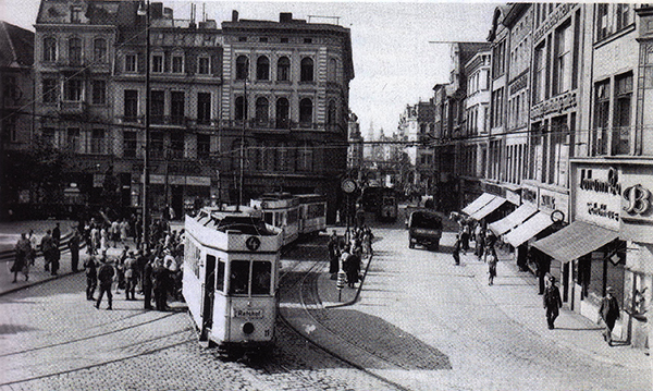 Königsberg tram Kaiser-Wilhelm-Platz 1944